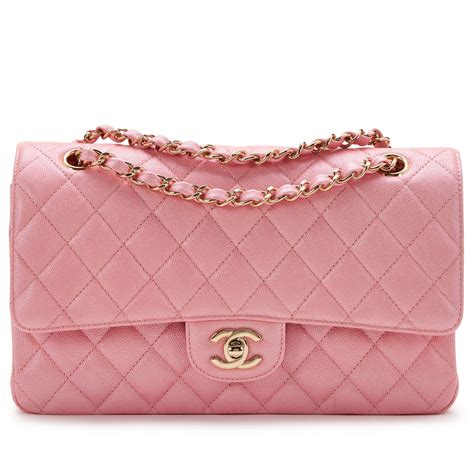 Chanel iridescent caviar flap